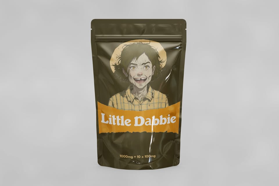 Little Dabbie Cannabis Mylar Bag